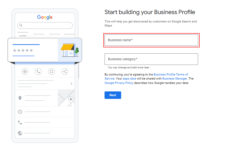 Google Business Profile- NAP