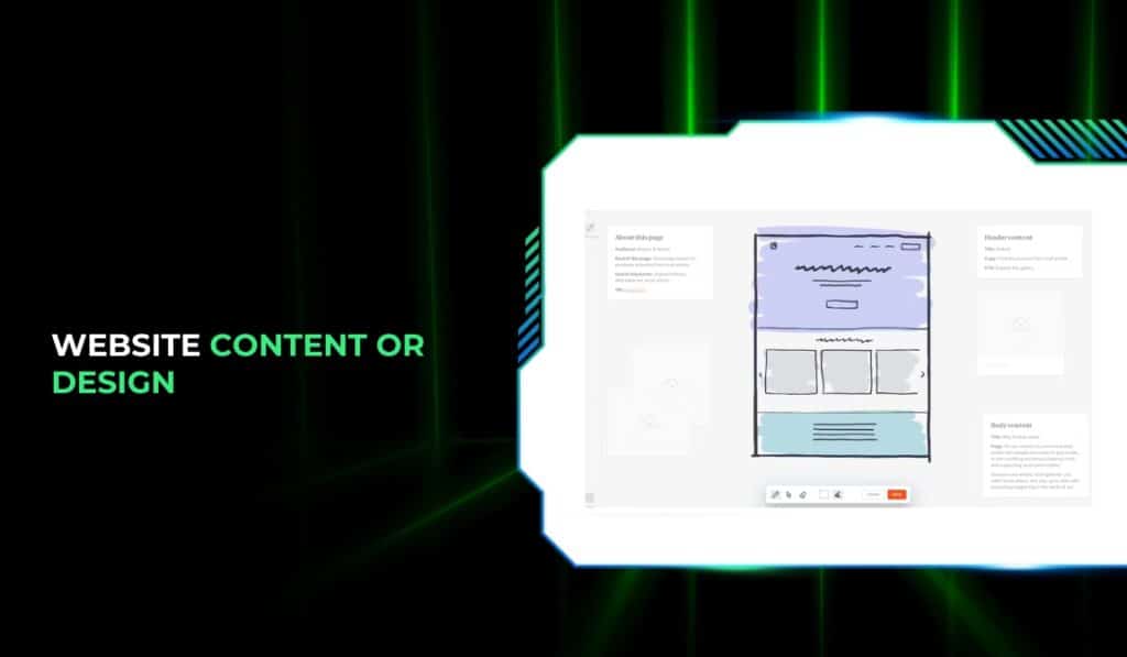 Website Content or Design