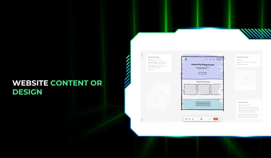 Website Content or Design