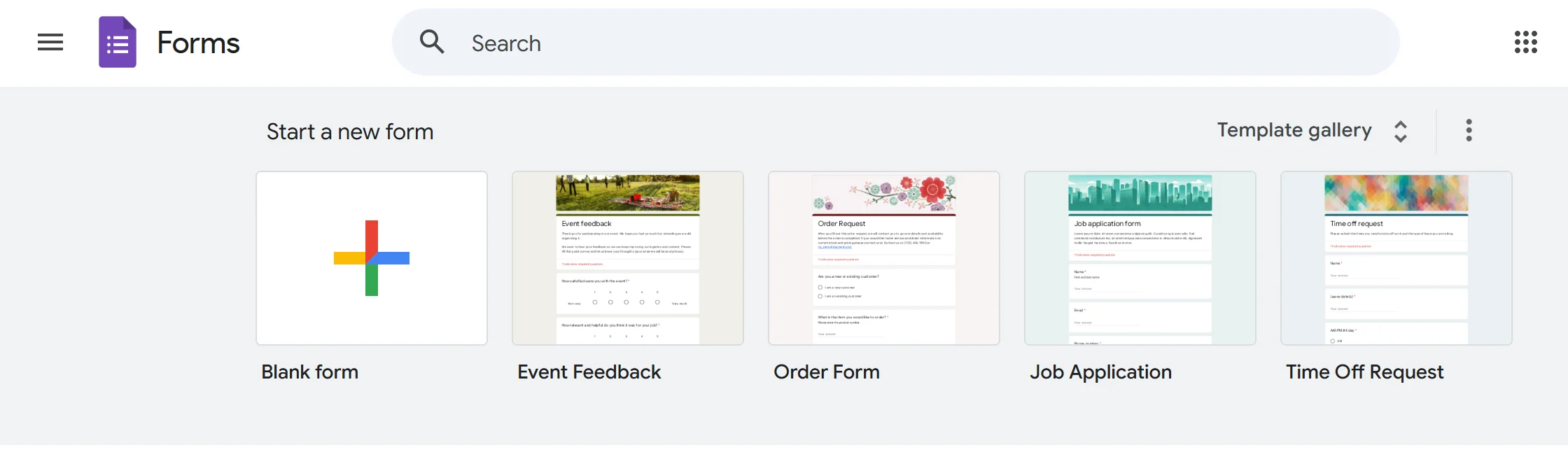 Google Forms