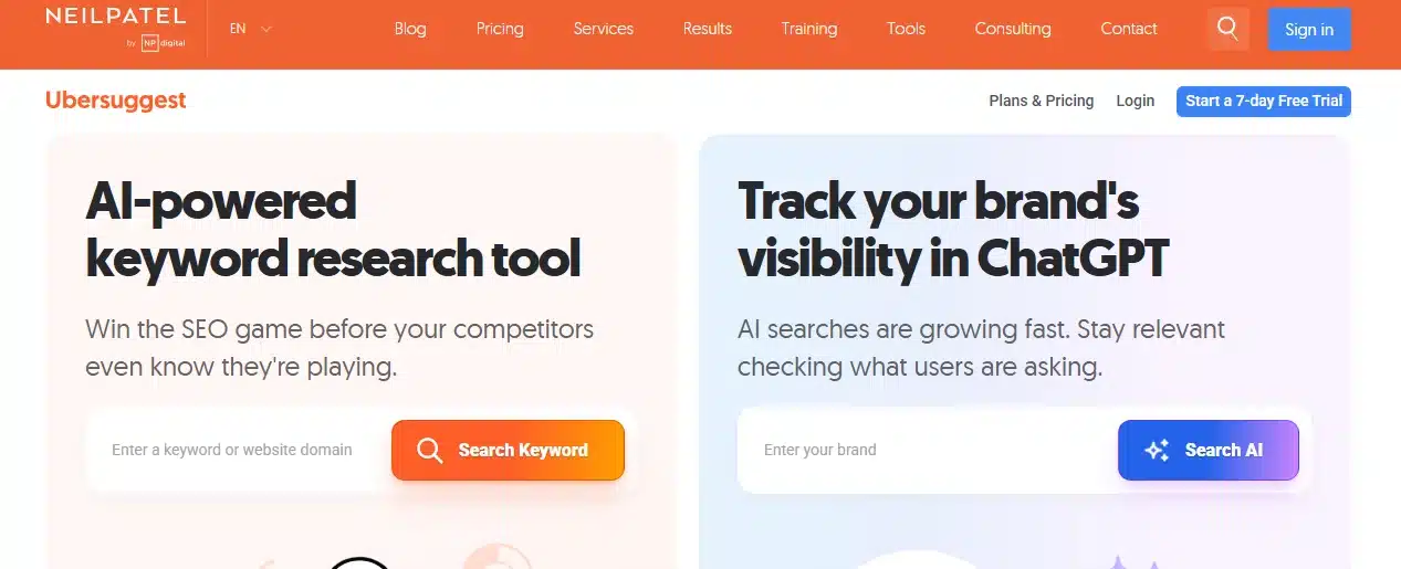Ubersuggest