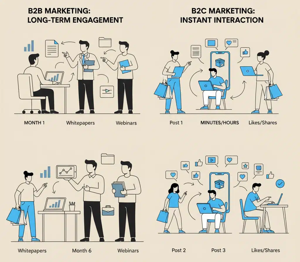 B2B vs B2C Content Marketing
