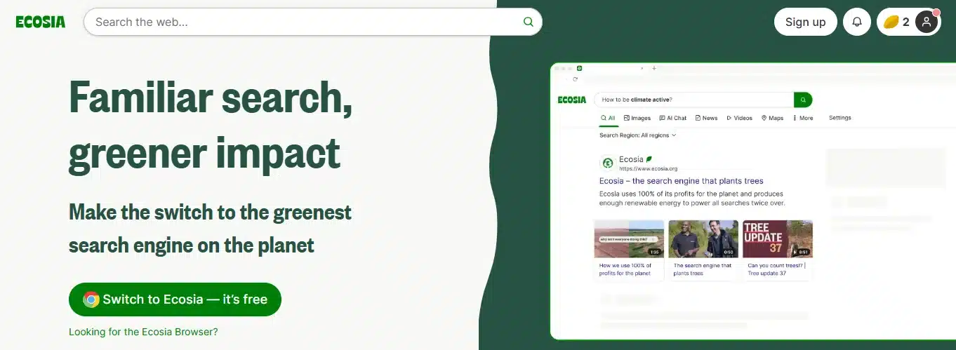 Ecosia