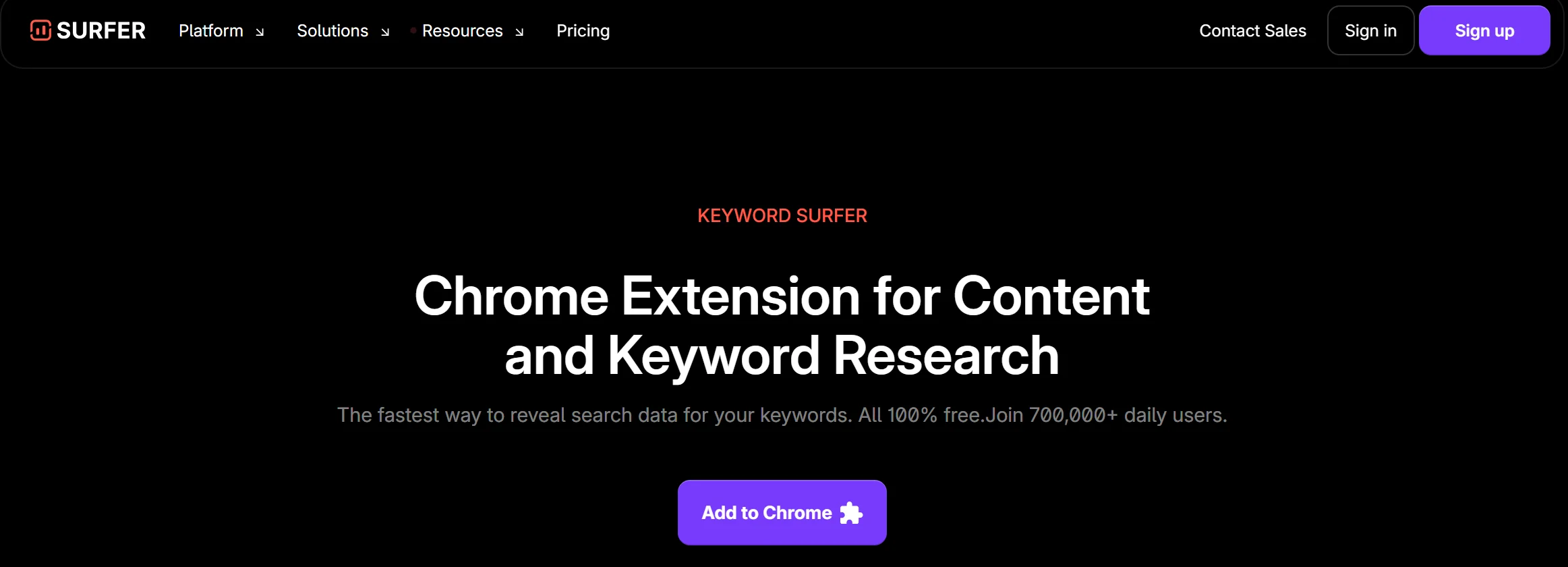 Keyword Surfer