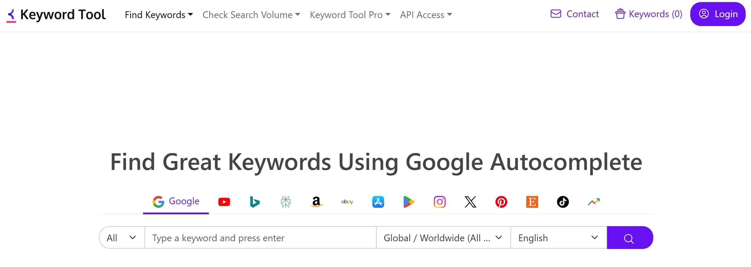 KeywordTool.io