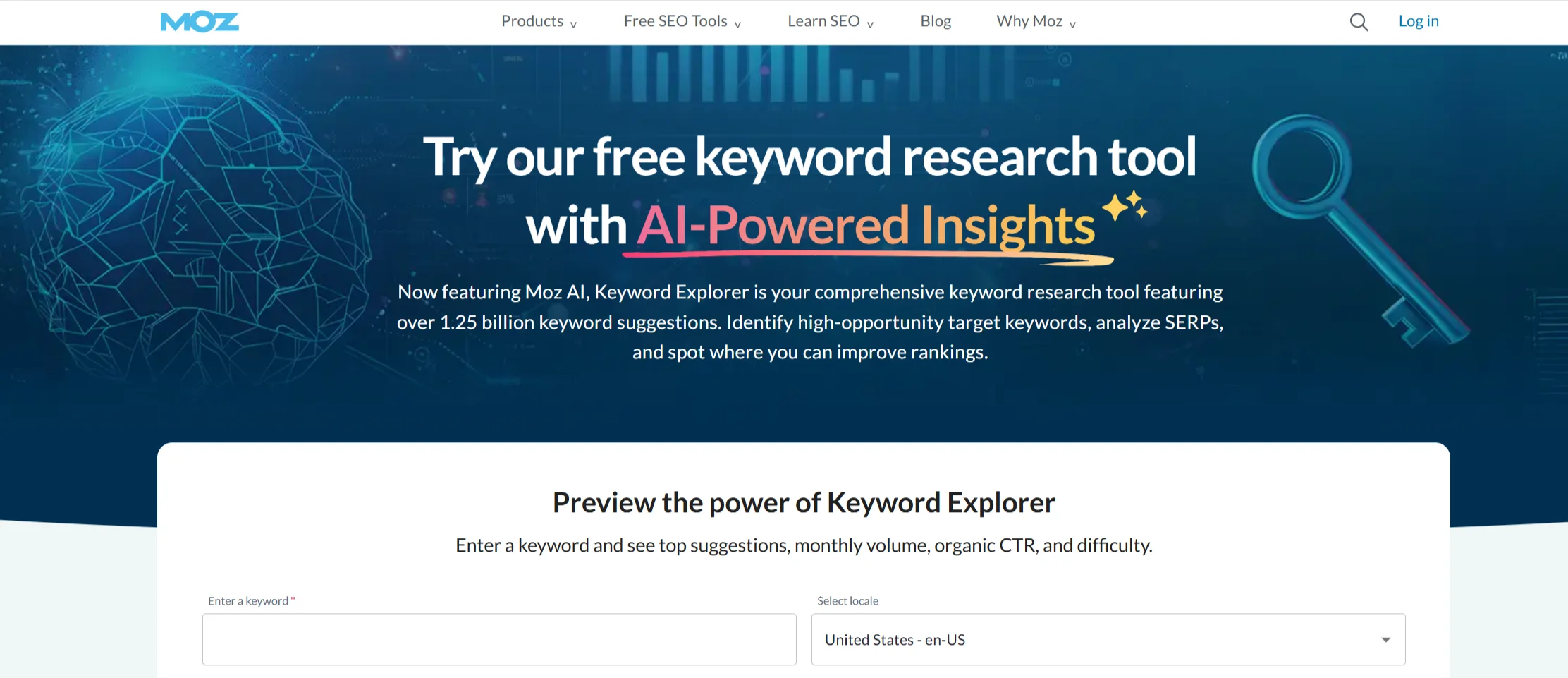 Moz Keyword Explorer