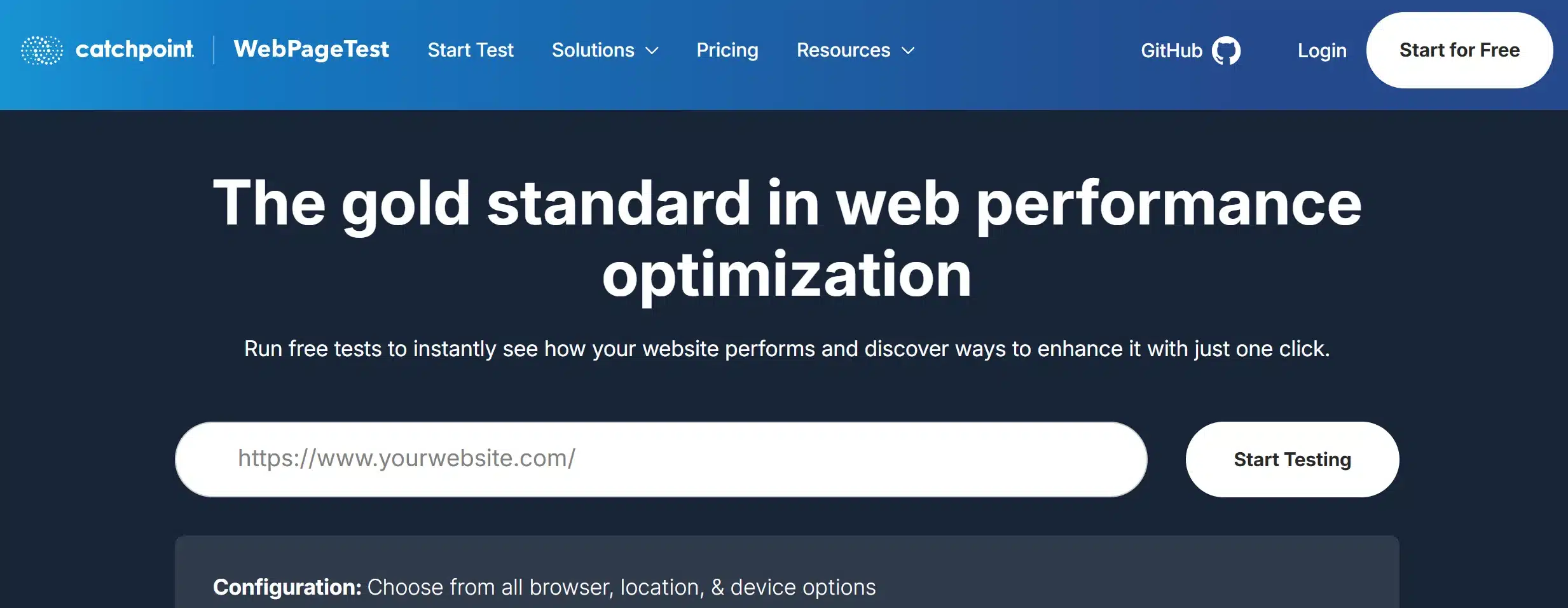 WebPageTest