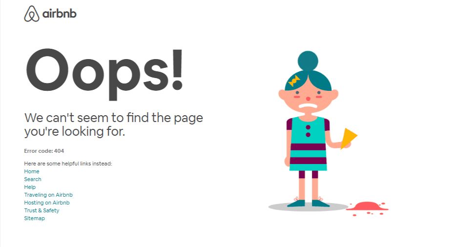 Airbnb 404