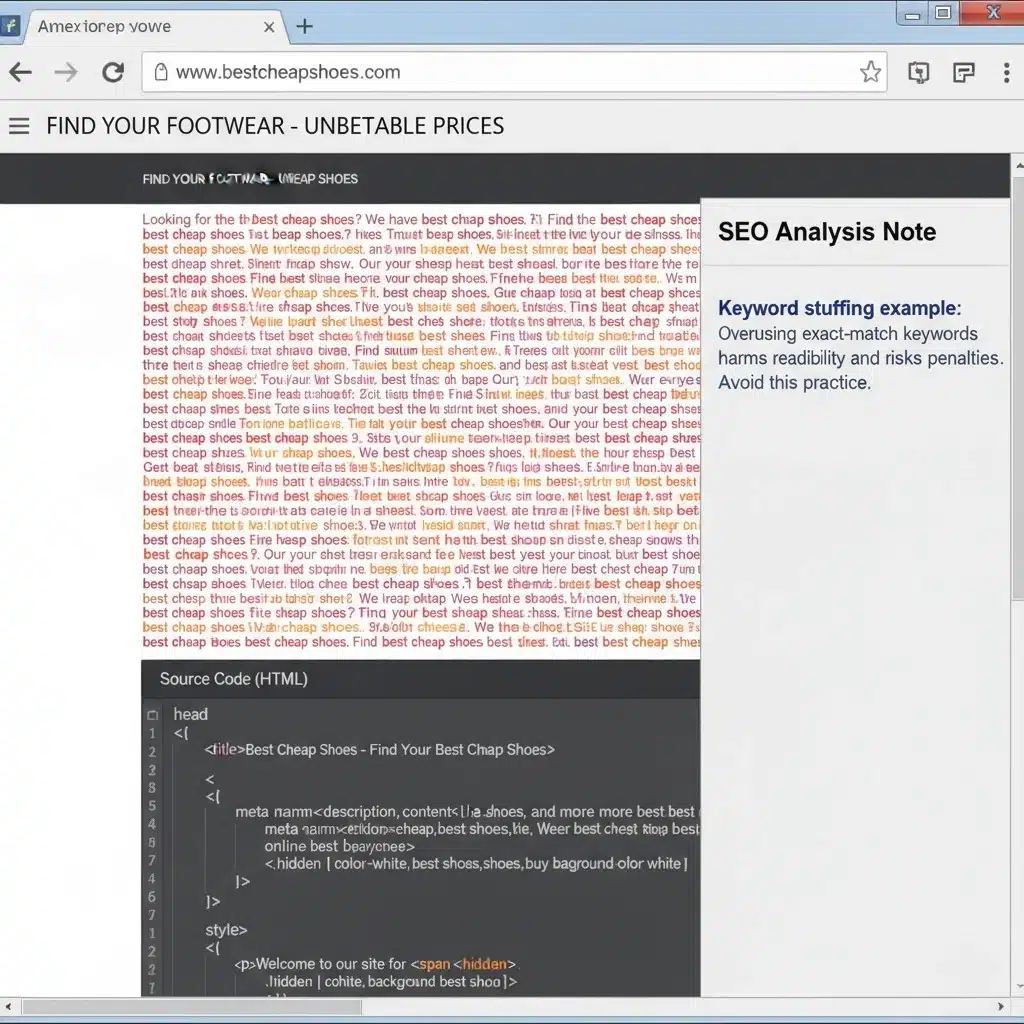 keyword stuffing