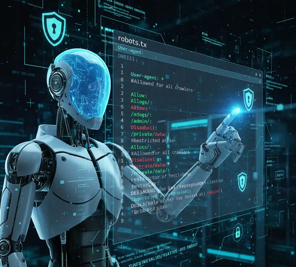 website robots.txt file