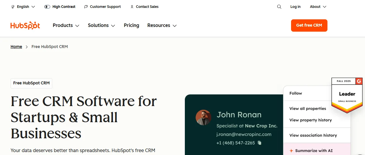 HubSpot CRM