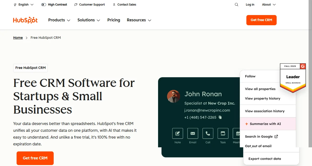 HubSpot CRM