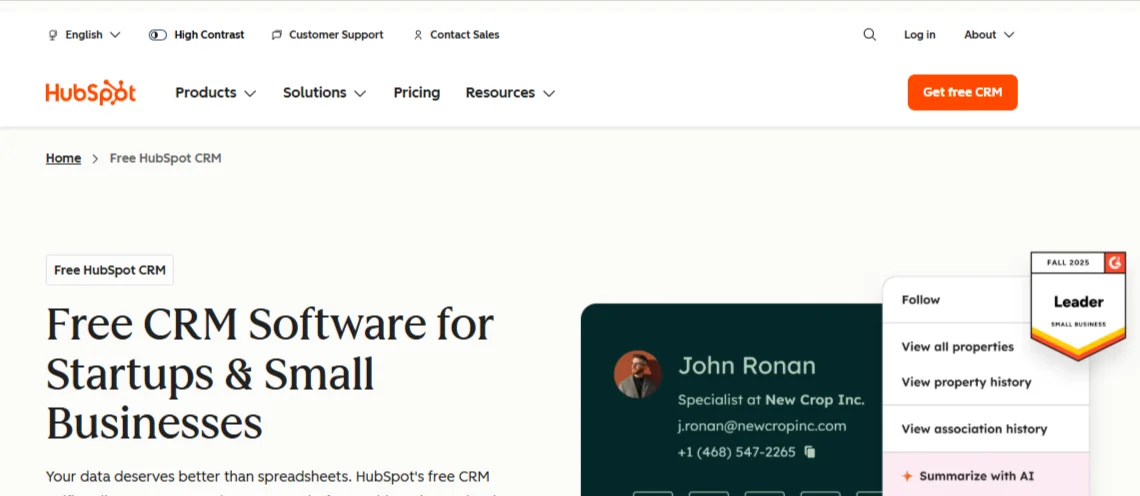 HubSpot CRM