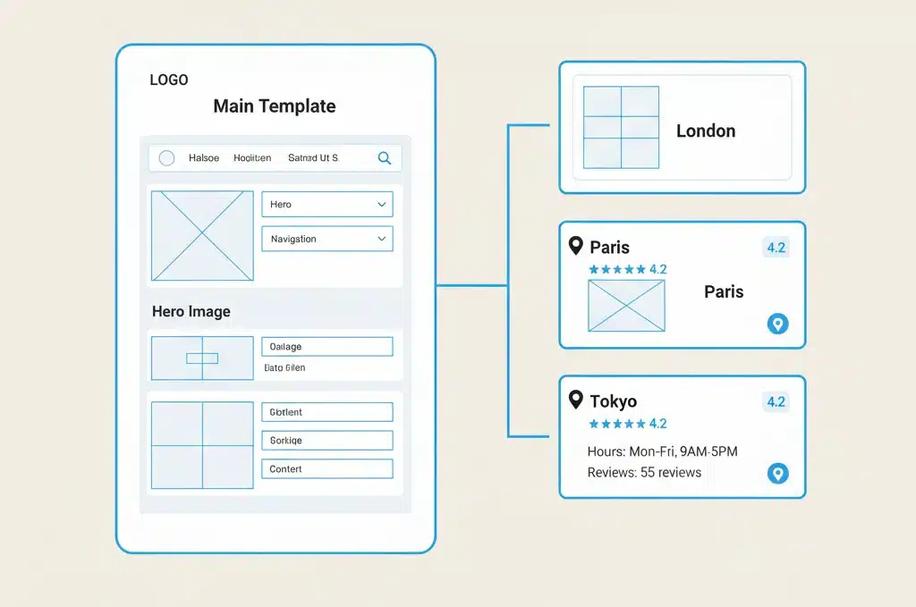 Standardized Location Page Templates with Unique Local Value