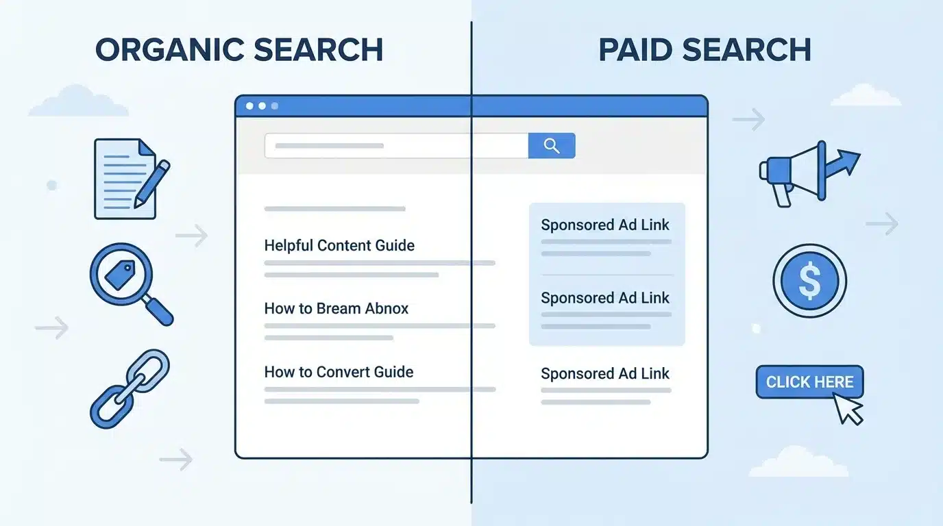 Organic Search vs Paid Search Key Differences
