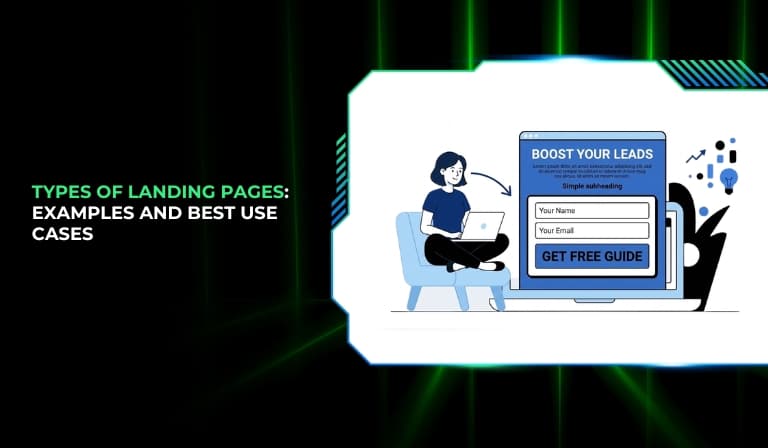 Types of Landing Pages Examples and Best Use Cases