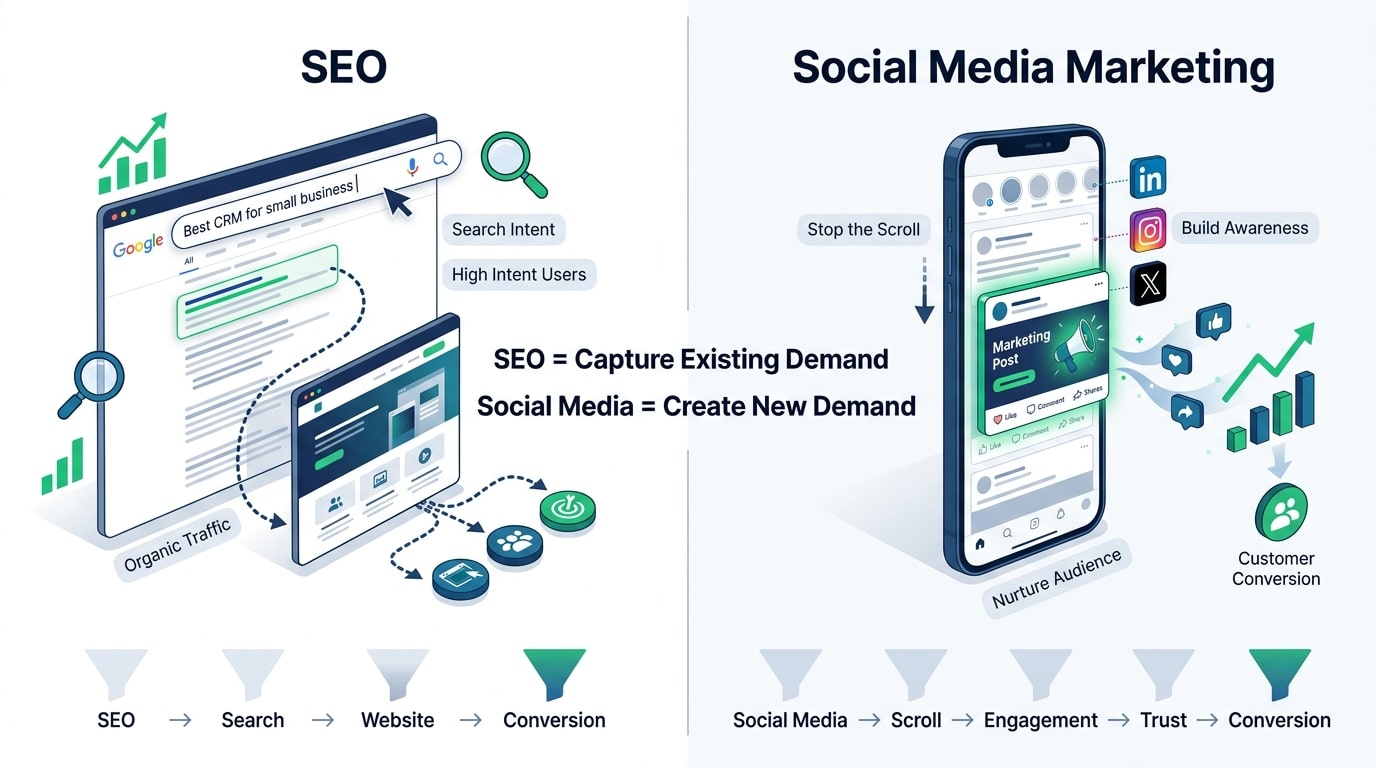 SEO vs Social Media