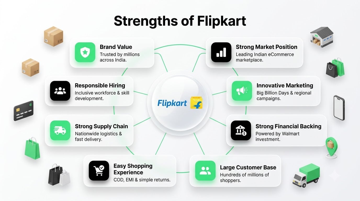 Strengths in Flipkart