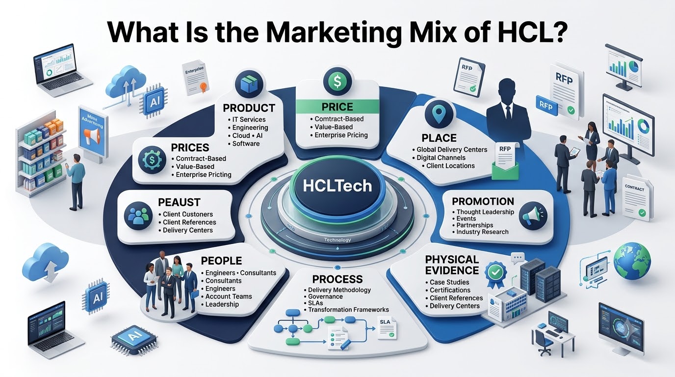 What is the Marketing Mix of HCL