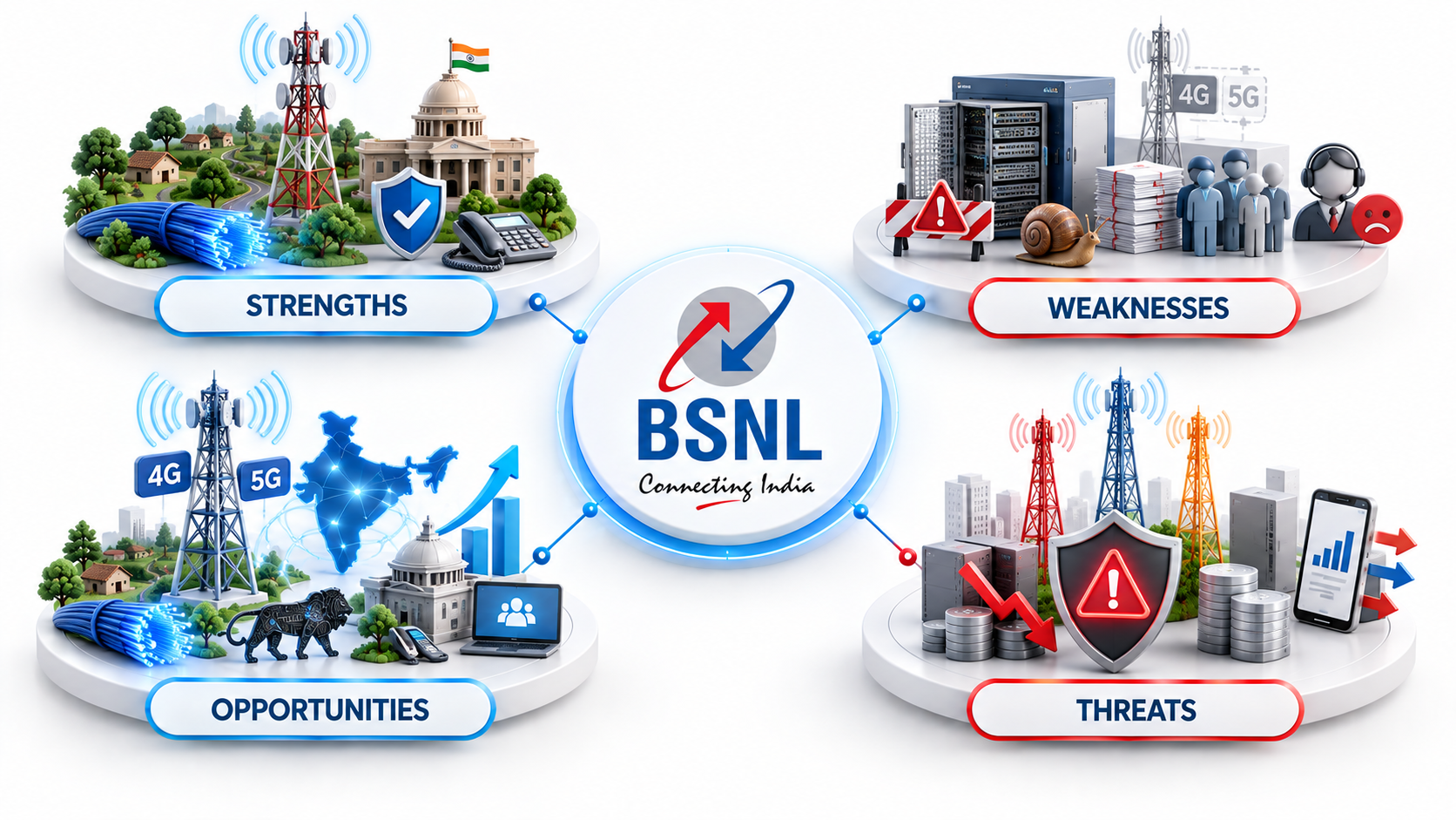 SWOT Analysis of BSNL