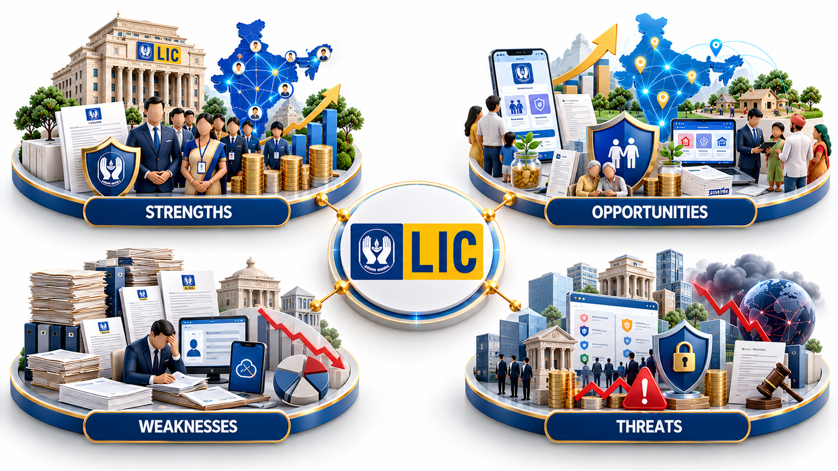 SWOT Analysis of LIC