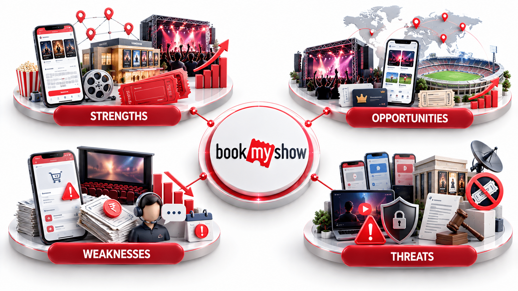 SWOT Analysis of BookMyShow